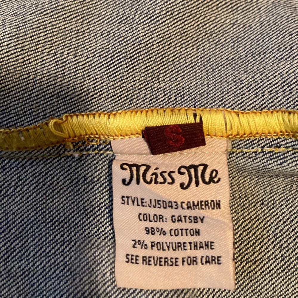 Miss Me Rhinestone Jean Jacket - Picture 10 of 10